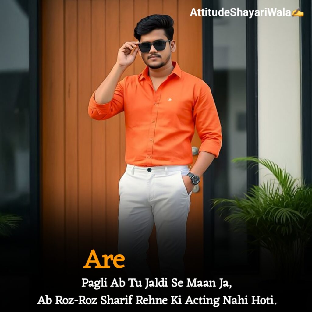 Attitude Shayari in English