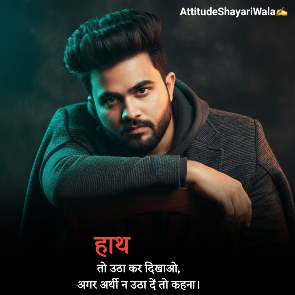 Boys Attitude Shayari in Hindi