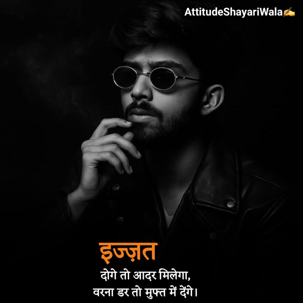 Gangster Shayari 2 Line Attitude