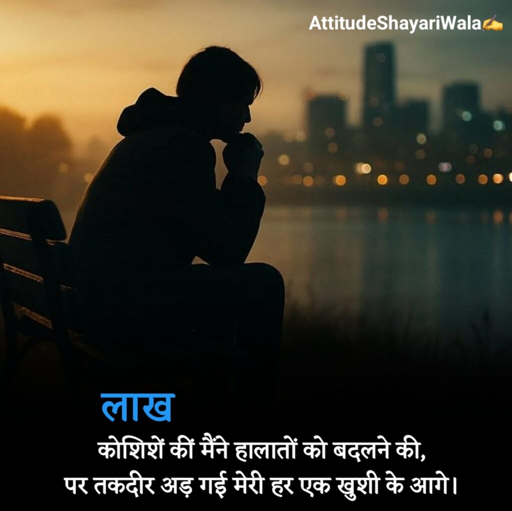 खराब किस्मत शायरी 2 लाइन