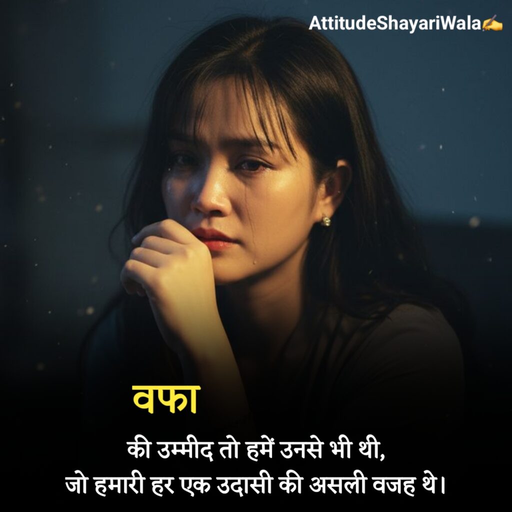 Sad Love Shayari Hindi